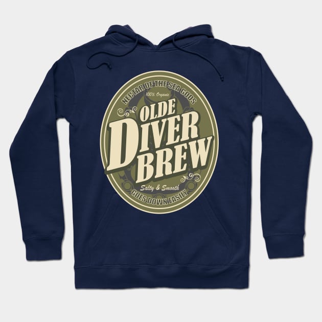 Commercial Diver - Olde Diver Brew Hoodie by TCP